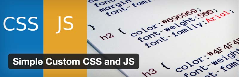 Simple custom CSS and JS